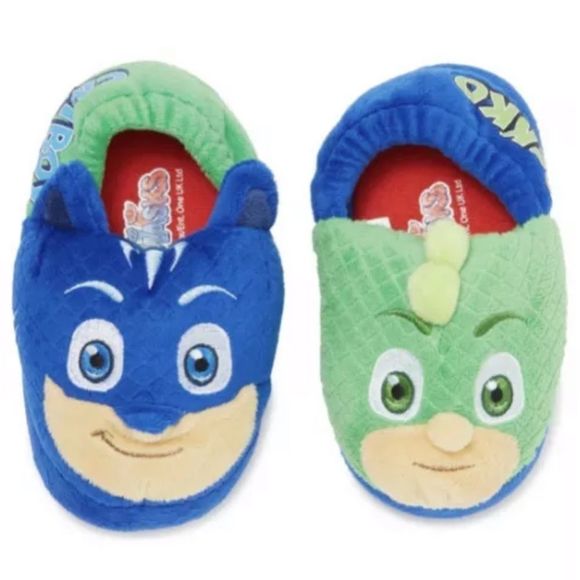 PJ Masks Mismatched Plush Slippers - Picture 1 of 5